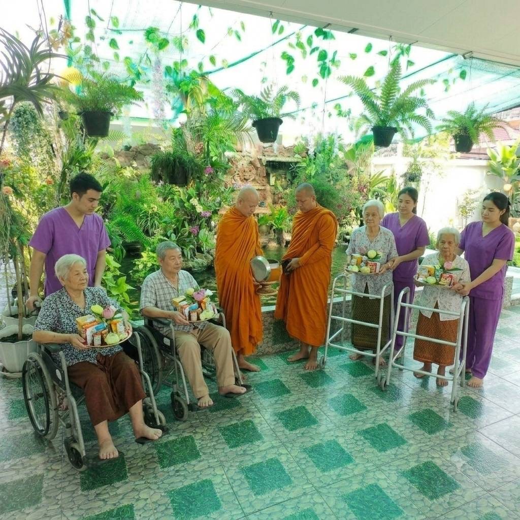 ทีมดูแลอยู่เคียงข้างผู้พักอาศัย